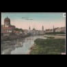 Carte poștală veche Oradea – Malul Crisului Vedere – 1909