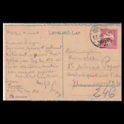 Carte poștală veche Oradea - Vedere Stradala Pietonala si Palatul Just