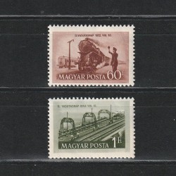 Vasutnap (Ziua Caii Ferate) LP1321-1322 Ungaria 1952
