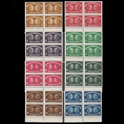 Vértanúk (Martirii) LP867-874 Ungaria 1945 Bloc de 4 Timbre