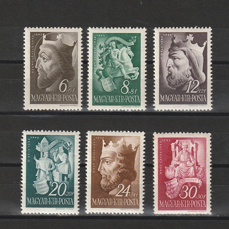 Királyok (Regi) LP732-737 Ungaria 1942