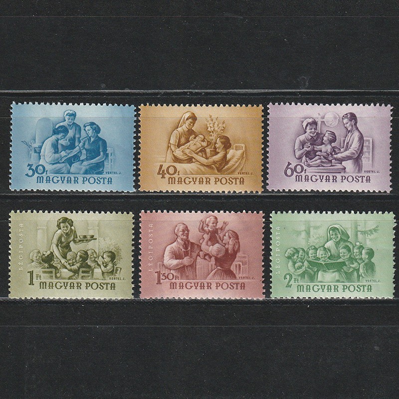 Anya és Csecsemővédelem (Ajutor pentru mame si copil) LP1424-1429 Unga