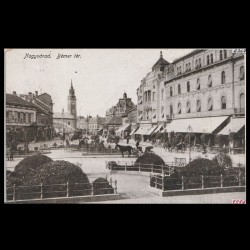 Carte poștală veche Oradea – Bémer-tér – 1917
