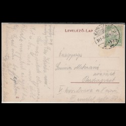 Carte poștală veche Oradea – Bémer-tér - Hotel Pannonia – 1911