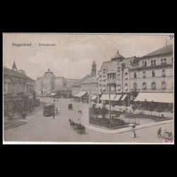 Carte poștală veche Oradea – Bémer-tér – 1917