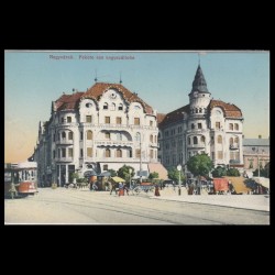 Carte poștală veche Oradea – Fekete Sas Szálloda (Hotel Vulturul Negru