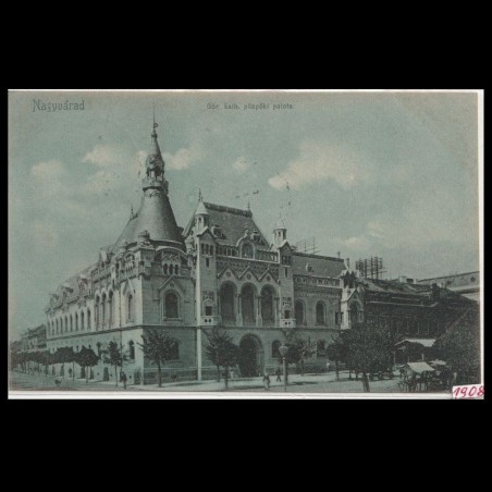 Carte poștală veche Oradea – Gör.Kat.Püspöki Palota (Palatul Episcopal