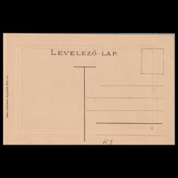 Carte poștală veche Oradea – Emke Kávézó "Pannónia Szálló" (Cafenea Em