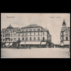 Carte poștală veche Oradea – Pannónia Szálló (Hotel Pannonia) – 1913