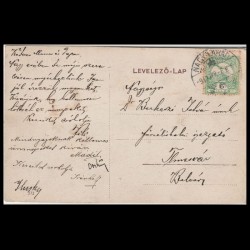 Carte poștală veche Oradea – Pénzügyi Palota (Palatul Finantelor) – 19