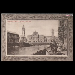 Carte poștală veche Oradea – EROARE Szent László-tér (Piata Szantul La