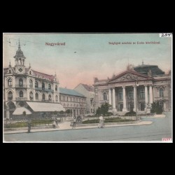 Carte poștală veche Oradea – Szigligeti Szinház az Emke Kávézóval (Tea
