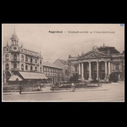 Carte poștală veche Oradea – Szigligeti Szinház az Emke Kávézóval (Tea