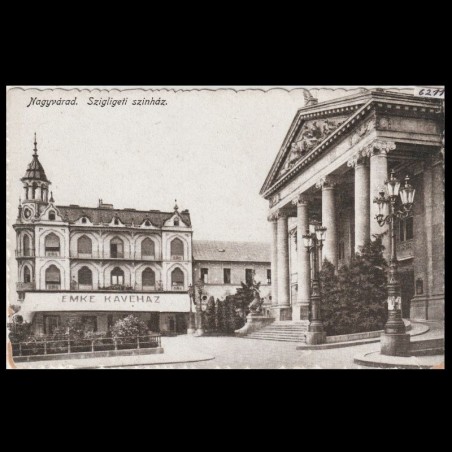 Carte poștală veche Oradea – Szigligeti Szinház (Teatrul Szigligeti )