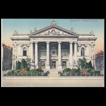 Carte poștală veche Oradea – Szigligeti Szinház (Teatrul Szigligeti )