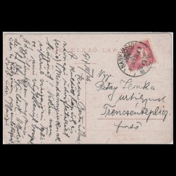 Carte poștală veche Oradea – Szent László-tér (Piata Sfantului Ladislau vedere) – 1917