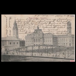 Carte poștală veche Oradea – Városháza (Primaria Oradea) – 1913