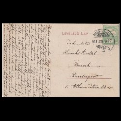 Carte poștală veche Oradea – Városháza (Primaria Oradea) – 1913