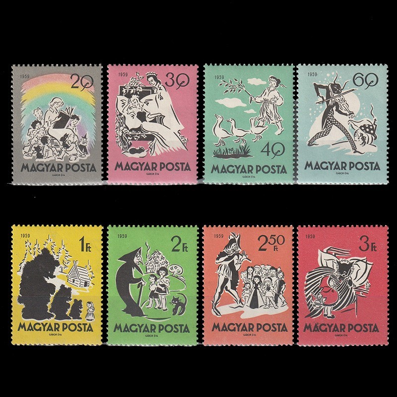 Mese (Povesti) LP1705-1712 Ungaria 1959