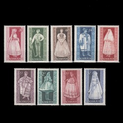 Népviseletek (Porturi Populare) LP2019-2027 Ungaria 1963