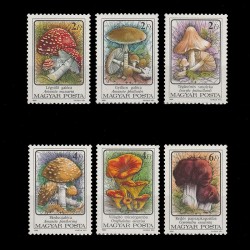 Gombák II Mérgező (Ciuperci II Otravitoare) LP3824-3829 Ungaria 1986