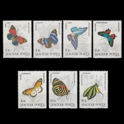 Lepke V (Fluturi  V) LP3636-3642 Ungaria 1984