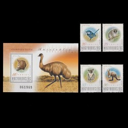 Földrészek állatai-Ausztrália (Fauna-Australia) LP4536-4540 Ungaria 20