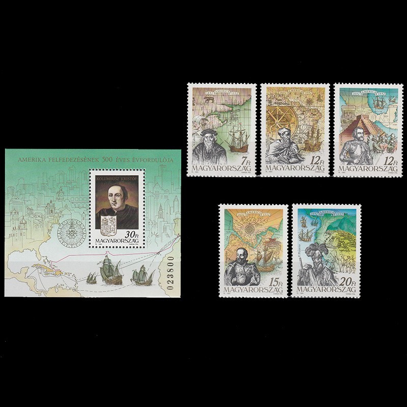 500 Éve Fedezték fel Amerikát (Descoperirea Americii 500 ani) LP4117-4