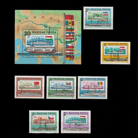 Duna-Mentrend Pest-Bécs (Dunarea Navigare Budapesta-Viena) LP3479-3486