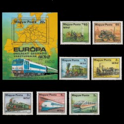 Európa Vasútjai (Cai Ferate din Europa) LP3318-3325 Ungaria 1979