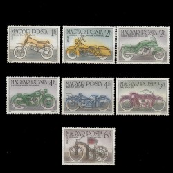 10 éves a Motorkerépár (100 ani Motociclete) LP3753-3759 Ungaria 1985