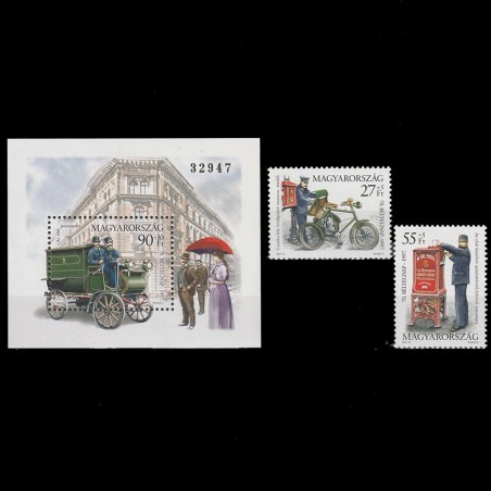 Bélyegnap 70 (Ziua Marcii Postale 70) LP4420-4422 Ungaria 1997
