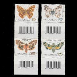 Magyarország Lepke (Fluturi Ungaria) LP5071-5074 Ungaria 2011 cu cod