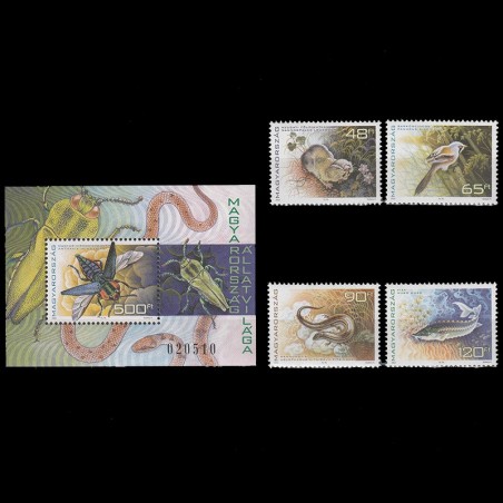 Magyarország Állatvilága III (Fauna Ungaria III) LP4744-4748 Ungaria
