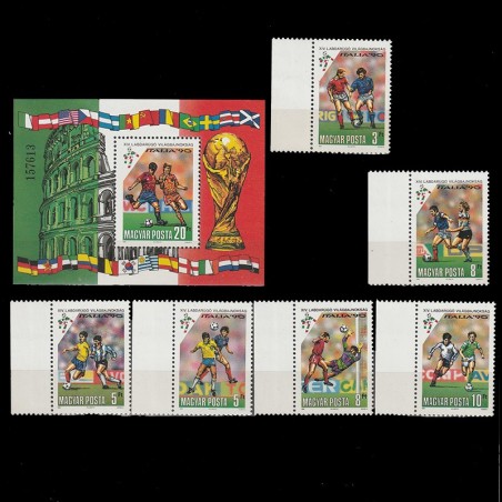 Labdarugó VB Olaszország (CM Italia) LP4039-4045 Ungaria 1990