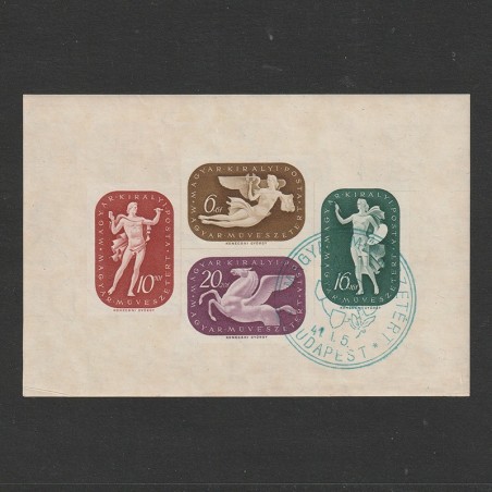 Művész Blokk (Artistii Bloc) LP680-683 Ungaria 1941 - cu stampila