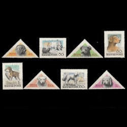 Magyar Kutyafajták (Rase de Caini Ungaria) LP1520-1527 Ungaria 1956