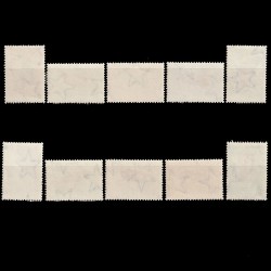 Rovarok (Insecte) LP1414-1423 Ungaria 1954