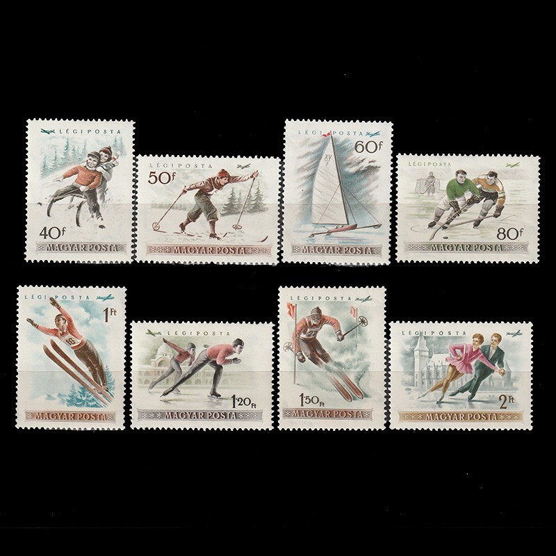 Télisportok (Sporturi de Iarna) LP1469-1476 Ungaria 1955