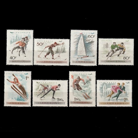 Télisportok (Sporturi de Iarna) LP1469-1476 Ungaria 1955