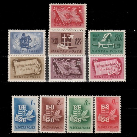 Centenárium (Centenarul) LP1048-1058 Ungaria 1948