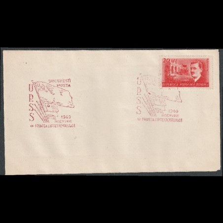 Plic Expozitie Filatelica Bucuresti 1949 cu LP252