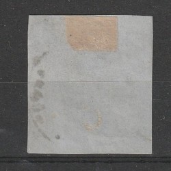 Principatele Unite LP13 Emisiunea II 30 Parale Albastru 1864 tipar de