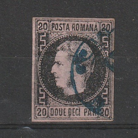 Carol cu Favoriti LP20C emisiunea I 1867 T.1