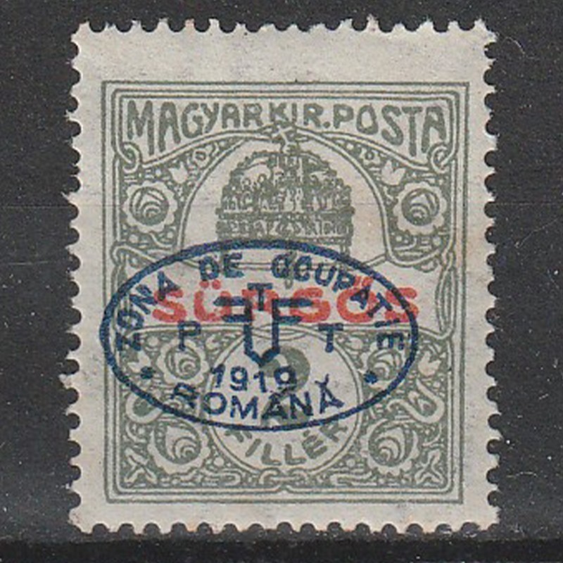 2 Filler Sürgős Margyar Kir. Posta - zona Debrețin 1919