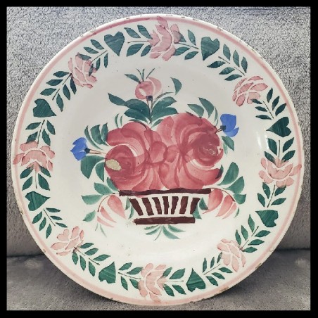 Farfurie motive folclorice maghiare, decor perete ~ Hollóháza ~