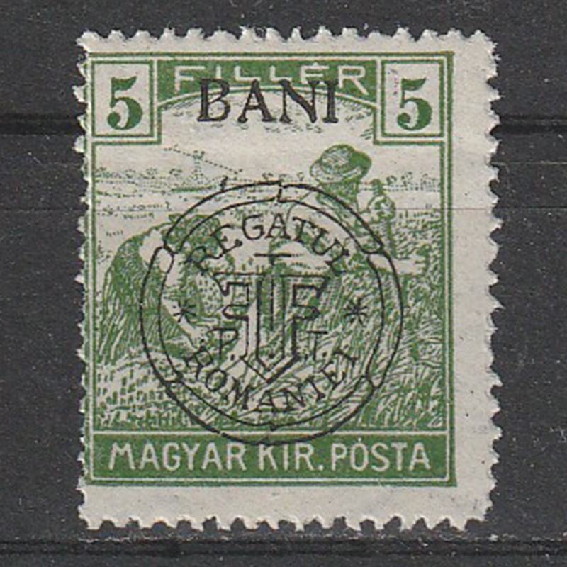 5 Filler Seceratorii Magyar Kik. Posta - zona Cluj 1919