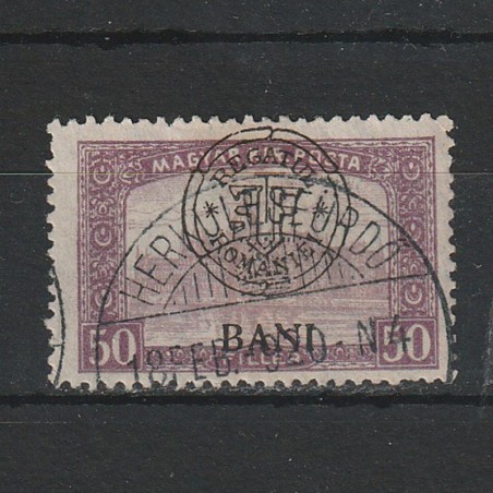 50 Filler Parlament Magyar Kik. Posta - zona Cluj 1919