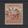 2 Filler Arato Magyar Kir. Posta - zona II Baranya 1919 ocupatia Sârbă
