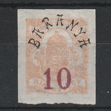 10/2 Filler Hirlap Magyar Kir. Posta - zona II Baranya 1919